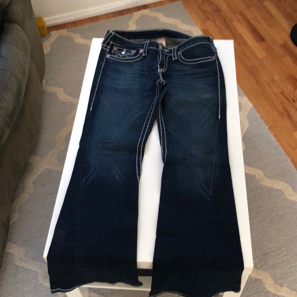 True Religion “Joey Big T” boot cut jeans